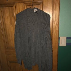 Large Grey thick cardigan